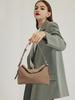 Women's Genuine Leather Cowhide Underarm Shoulder Bag - Versatile Commuter Handbag & Crossbody