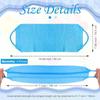 High Elasticity Frosted Long Shower Towel Shower Body Brush Bathing Massage Back Body Exfoliating Bathroom Wash Brush Bath Tools