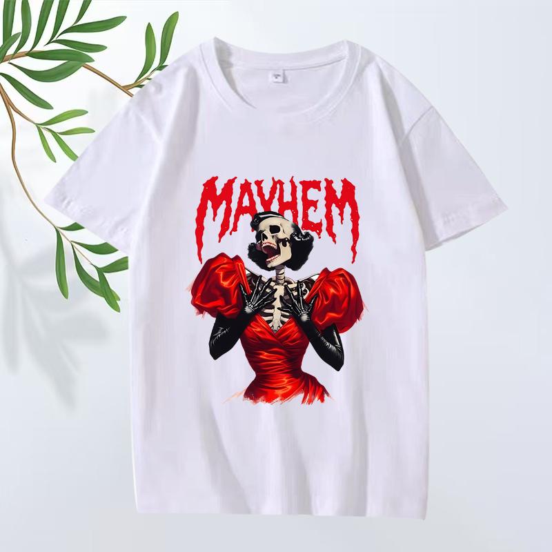 

Summer Highquality 100 Pure Cotton Fashionable Casual Mens Clothing Suitable for Hiphop Gothicstyle Mens Tshirts S