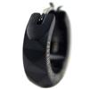 Boucle d'oreille Diesel une oreille convient hommes femmes unisexe. Noir. Modèle