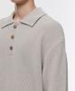 Musinsa Standard Cotton Ribbed Collared Knit [Dusty Cream]
