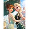 Disney Pearl Painting Anna and Elsa DIY Pearl Art Painting Pearl Gem Painting Pictures Crafts Special Shape Home Wall Decoration