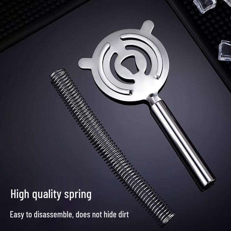HPMILY Food-Grade Stainless Steel Cocktail Ice Strainer