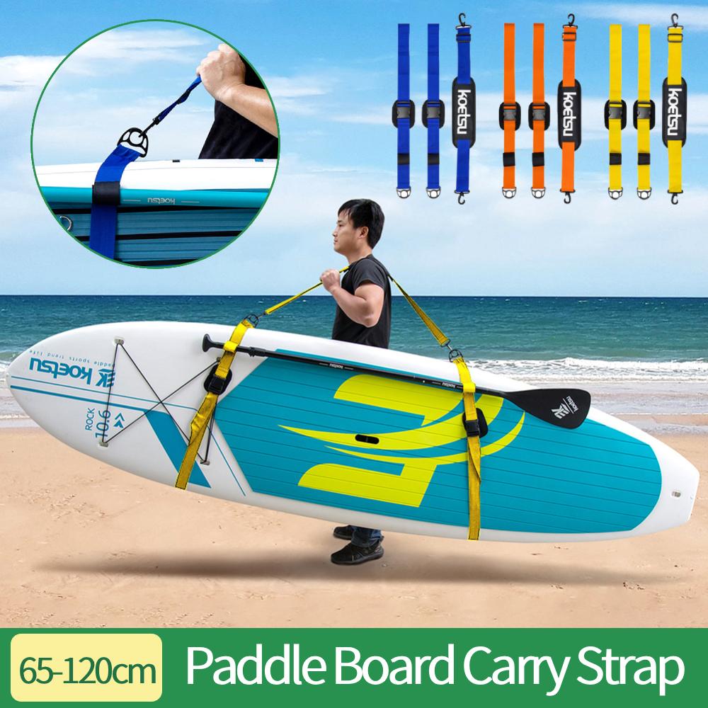 Adjustable Stand Up Surfboard Shoulder Strap Portable Carry Sling Paddleboard Surf Board Surf Fins Paddle Wakeboard Kayak Tool