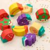 Itisyou Kneaded Mini Funny Cute Fruit Gourmet Shaped 100 Pieces Eraser, Eraser, Eraser, Eraser, Stationery, Eraser,