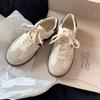 Leather Ultra-light Flat-soled Women's Little White Shoes Spring New Lightweight Soft-soled Versatile Sports and Leisure Shoes