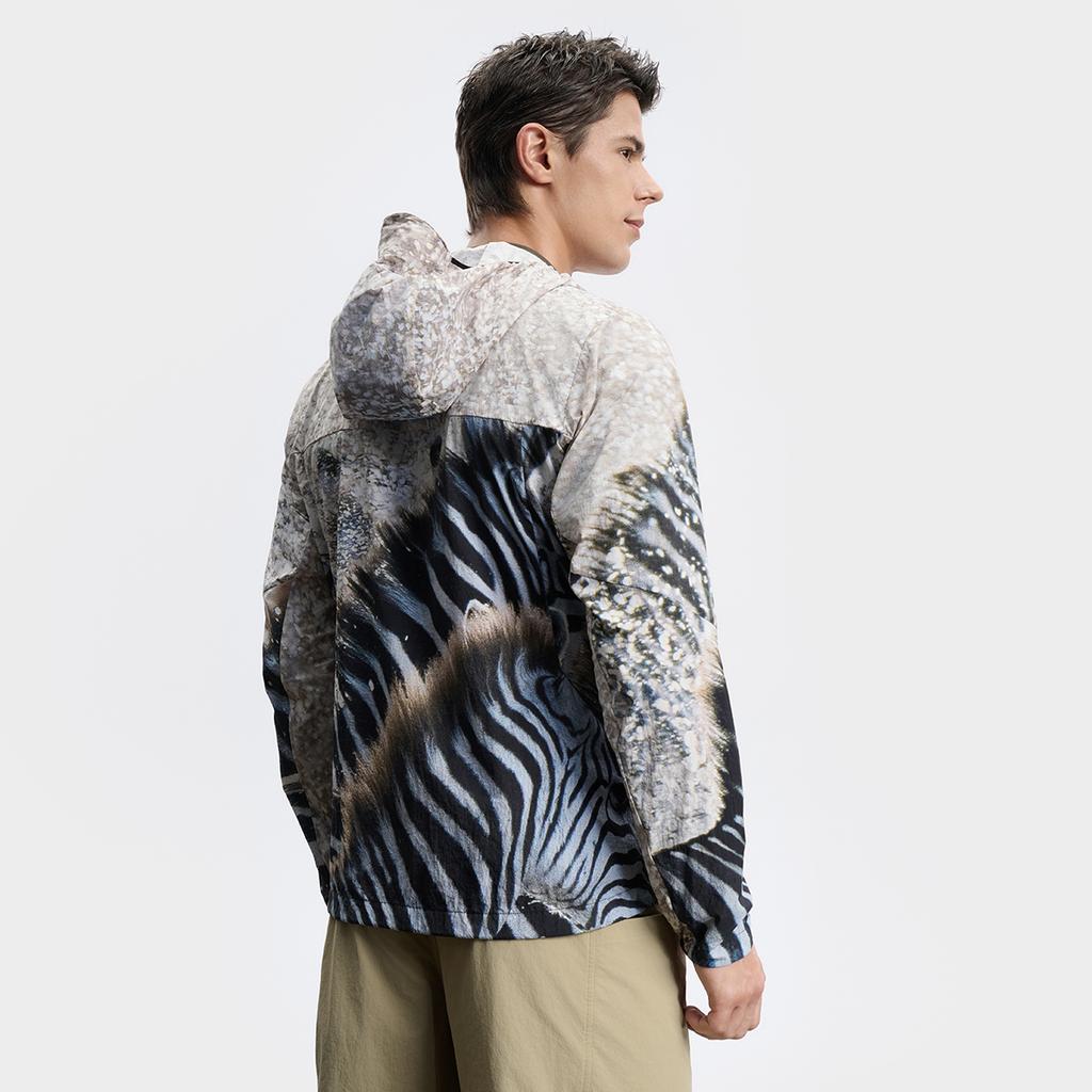 New FILA X BBC EARTH Jacket Men's All Over Print A11M437714FZA