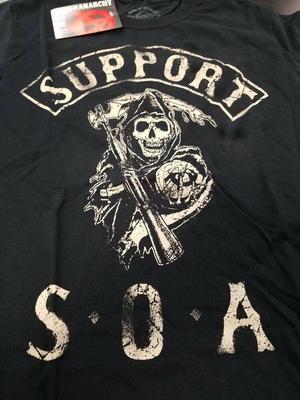 Sons Of Anarchy unterstützen SOA Reaper doppelseitig bedrucktes Unisex-T-Shirt