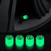 4PC Car Wheel Nozzle Dustproof Tyre Valve Stem Night Glowing Decor For Nissan Qashqai J11 J10 X-Trail Micra Juke Tiida Leaf 2008
