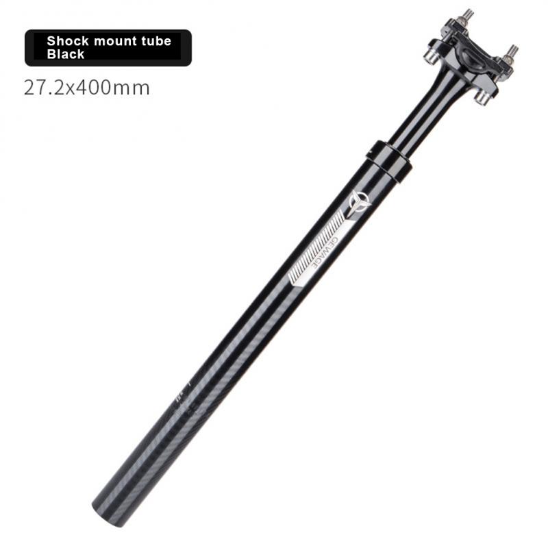Acheter Tige de selle de vélo à absorption de chocs, haute résistance, légère, en fibre de carbone, tube de selle pour vélos de route et de montagne