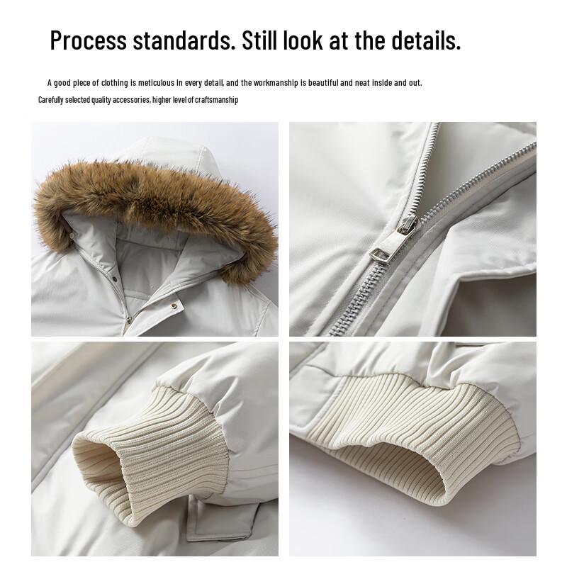 MEDE Men's Winter Hooded Parka Jacket