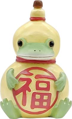 Daikai Kopo Lucky Charm Gourd Frog X X Cm 73719 Green 3.1 3.4 5.1