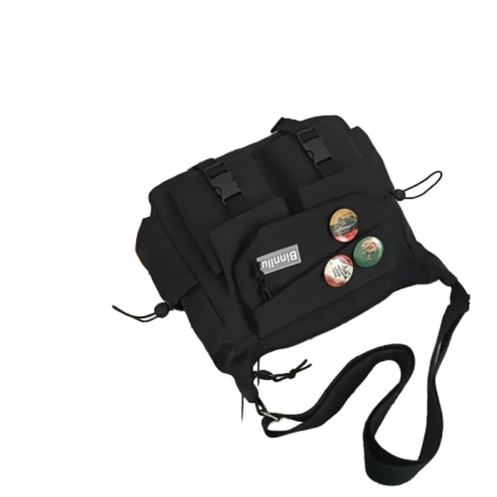 Japanese Style Men Crossbody Bag Large Capacity Casual Messenger Bag Nylon Postman Bag  Boys