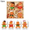 Christmas Wooden Pendants Gingerbread Man Gnomes Xmas Tree Hanging Oranment 2025 Noel Navidad Decorations for Home New Year Gift