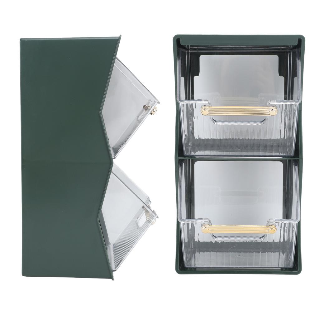Tea Bag Storage Box Separate Storage Large Opening Beautiful Tea Bag Organizer for Capsules Coffee