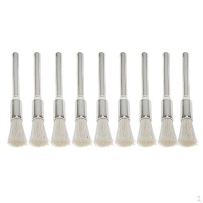 10Pcs Polishing Buffing Pen Shape Brush Wool Jewelry Tools 3*