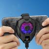Radiator Semiconductor Phone Fan Clip on Efficient ABS Digital Display Mobile Phone Cooler Good Heat Dissipation for Cellphone