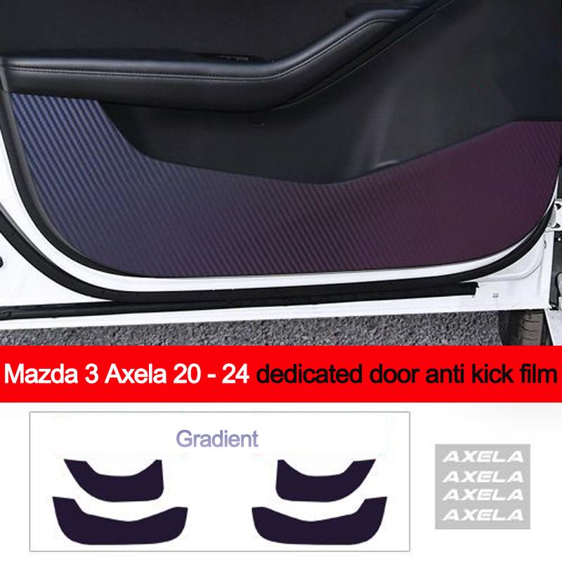 Car Inner Door Anti Kick Film Protective Anti-Scratch Cover for Mazda 3 Axela 2020 - 2026 Auto Accessories Protector