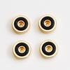 Small Set of Glossy Audio Speakers and Vibration Feedback Sound Quality Improvement Kawaki Insulators, 8, Gold, High-Quality Soundbars, Damping,