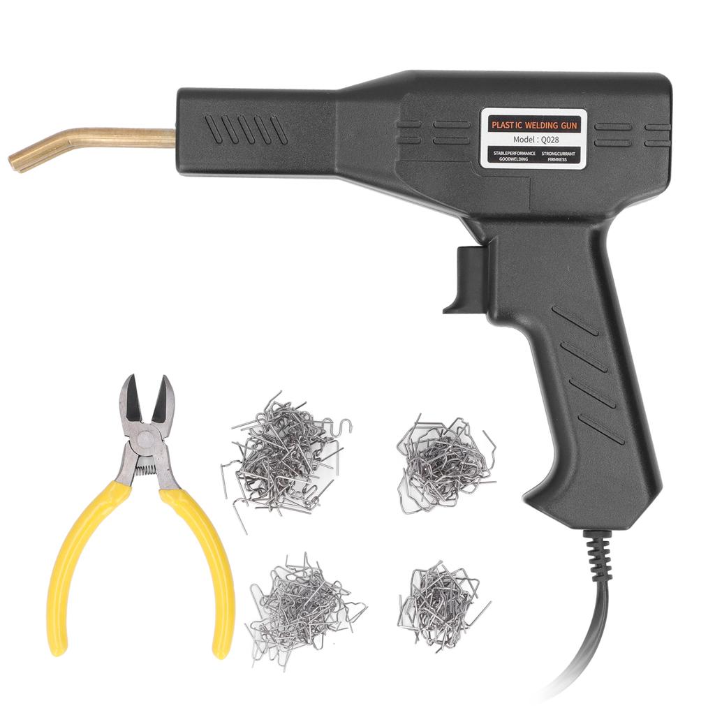 50W Hot Stapler Welders Garage Tools Car Bumper Repair Kit Welding Repairing Machine BlackUS Plug 110V