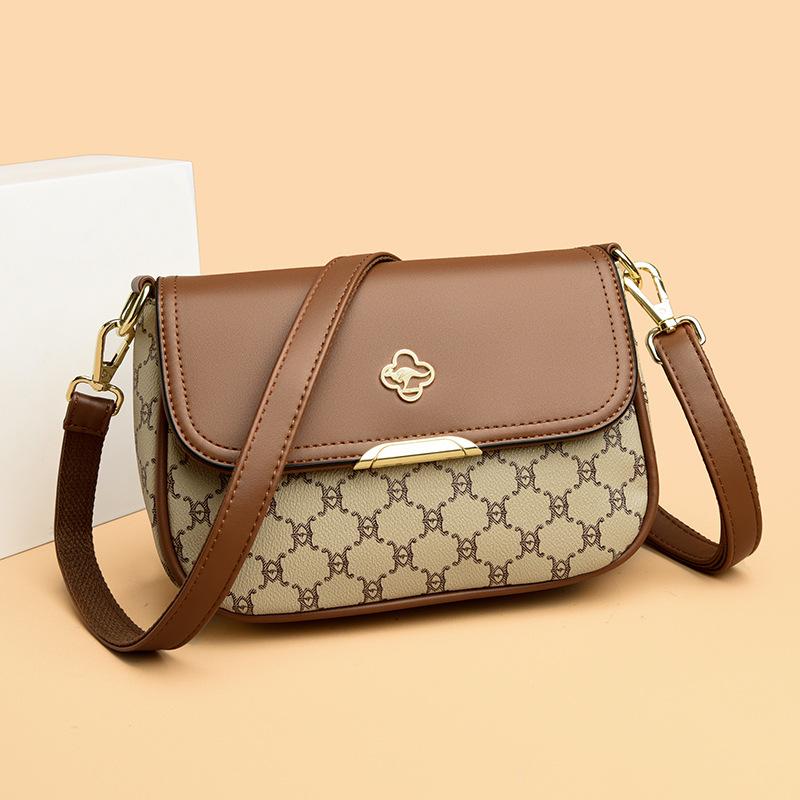 Versatile Simple Single-shoulde Fashionable and Stylish Saddle Women's Crossbody Bag