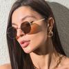 Lunettes de soleil polygonales en métal pour femmes, rétro, classiques, tendance, luxe, conduite, voyage, Uv400