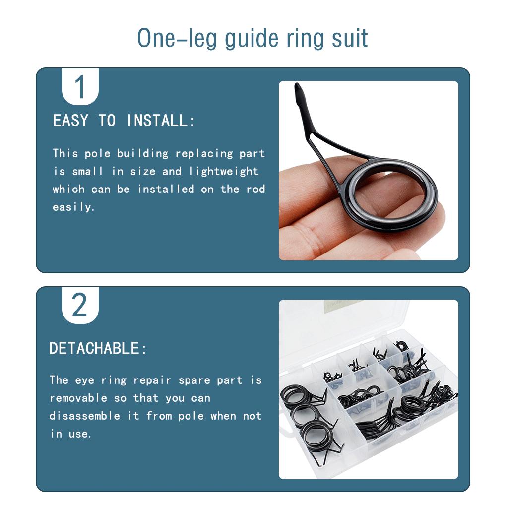 Fishing Tackle Spinning Rods Guides Tips Building Portable Stainless Steel Pole Repairing Tools Kit Outdoor Fish