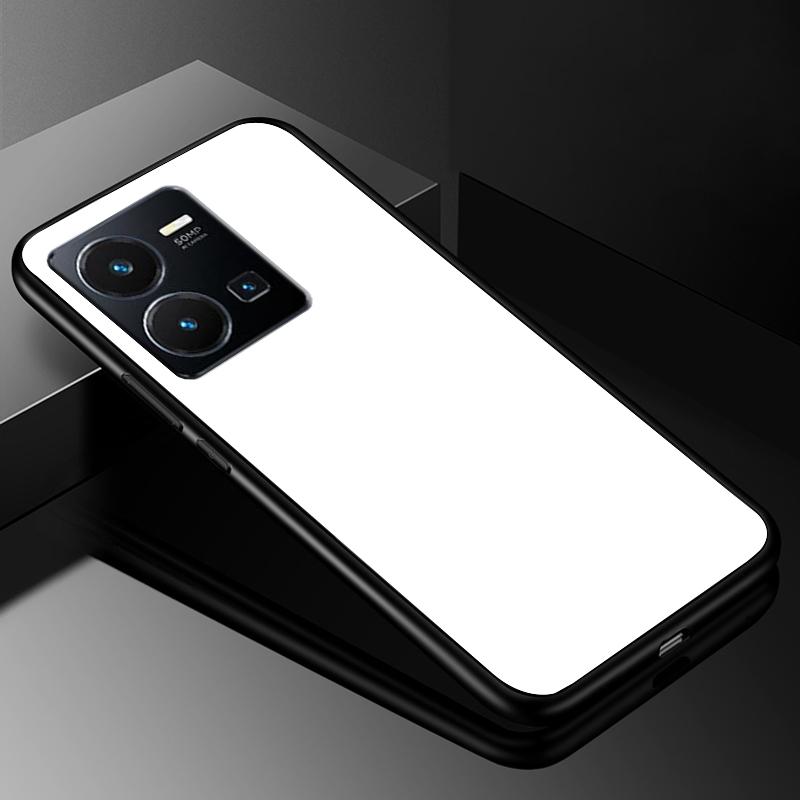 For VIVO Y35 2022 Case Cover Tempered Glass Cases for Vivo V21 5G 4G V21E Y11S Y12S Y20S V20 SE Y03 V2022 V2023 Hard Back Bumper