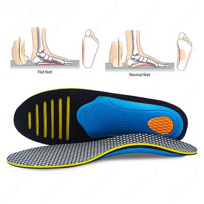 EVA Orthopädische Einlegesohlen Orthesen Plattfuß Gesundheit Sohlenpolster für Schuhe Einlage Fußgewölbestütze Polster für Plantarfasziitis Fußpflege