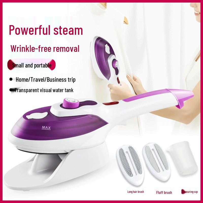 

Portable Handheld Garment Steamer & Mini Electric Iron - Multifunctional and Compact.