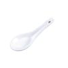 Qianxing Pure White Ceramic Soup Spoons - Set of 20