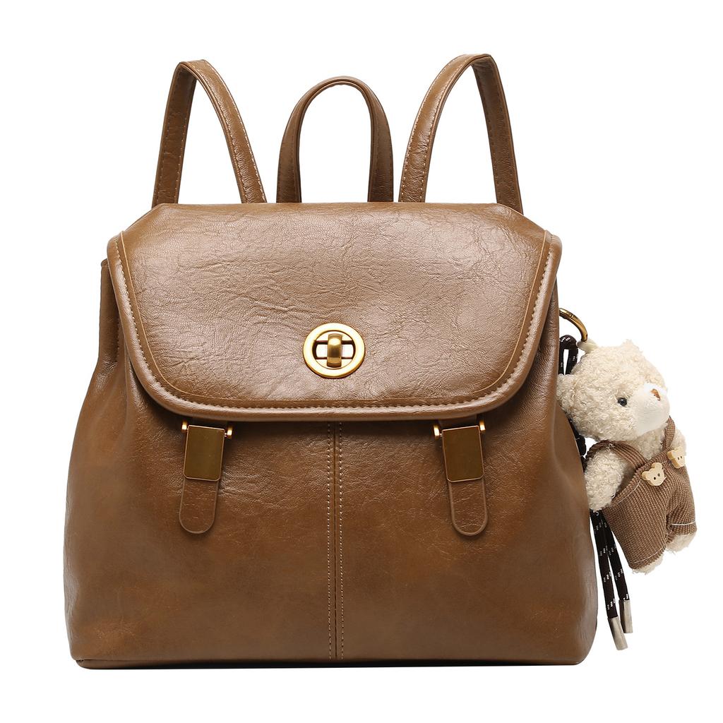 A Retro College-style Commuting Backpack with A Niche and High-end Feel, A Casual Hand-held Small Backpack