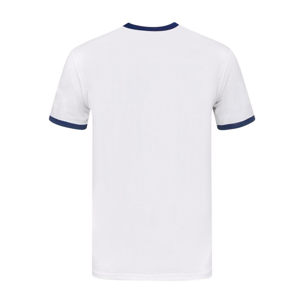 Justice League Ringer-T-Shirt mit Charakterstreifen für Herren