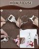 Complete Keychain Making Kit Lobster Claw Clasps Swivel Snap Hooks Key Rings for DIY Jewelry Crafts Beginners Gifts