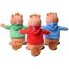 Movie Toys Alvin and The Chipmunks Plush Dolls Cute Chipmunks Stuffed Toys Kids Gift 9" 22 cm 3 Pieces