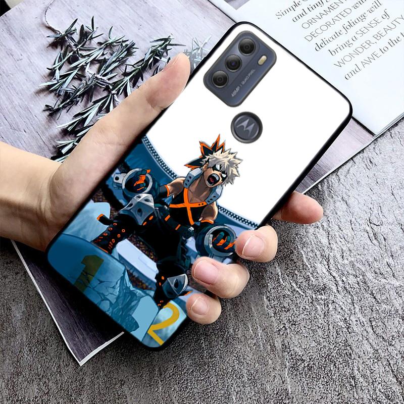 My Hero Academia Phone Case for Motorola Moto E32 E20 E40 G22 G52 G20 G30 G100 G60 G50 G10 GPure GStylus G9 One Action Macro