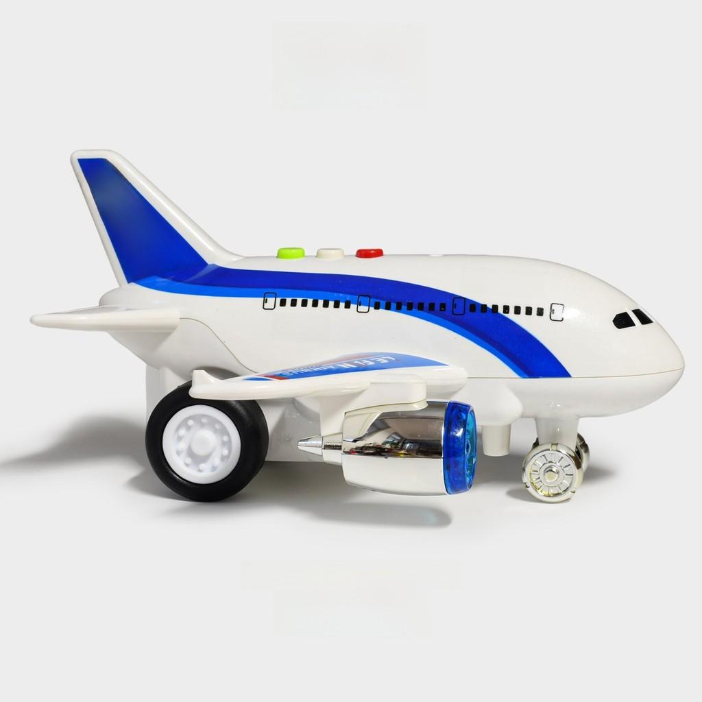 Inertia Aircraft Toy For Kids With Light Sound Effects For Sensory Development