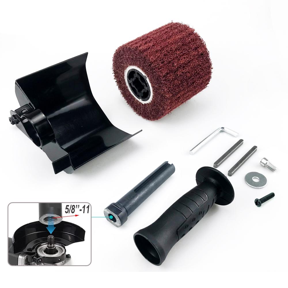 M10/M14 Multifunctional Electric Angle Grinder Burnishing Polishing Machine Attachment Accessories Metal Steel Wood Sander