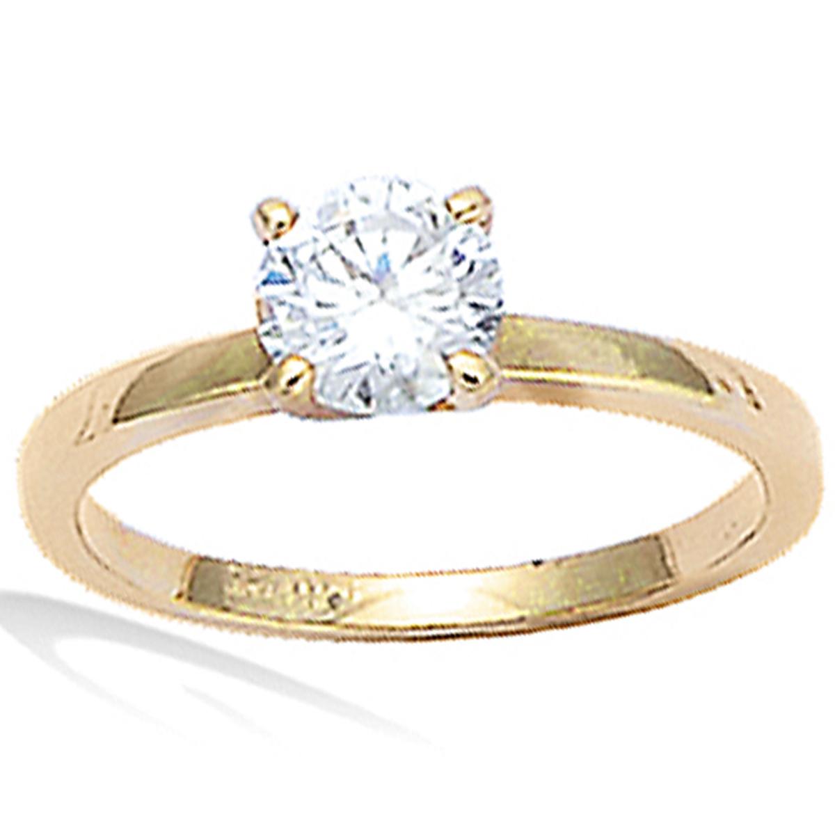 

Пасьянс Gold Plated Unique золотисто-белый - 6 мм