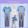 Blippi Kostymer Cosplays Helkropps Spillytelse Jumpsuit Halloween Klær