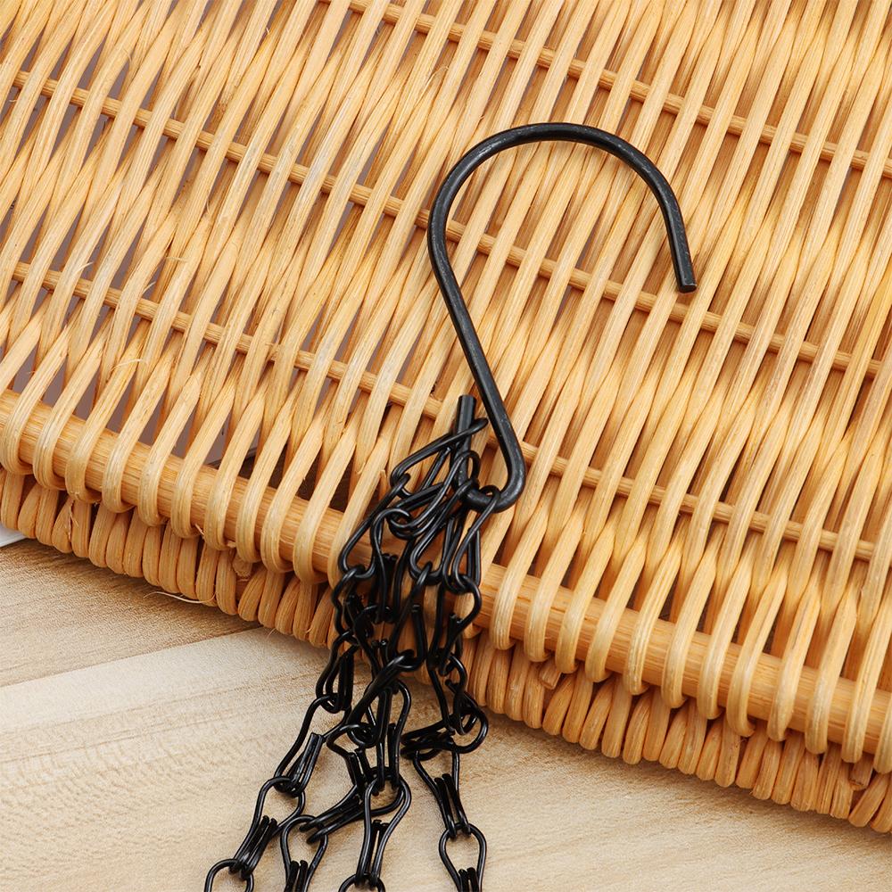 1Pc Flower Pot Hanging Basket Chain Replacement Plant Hanger Iron Flower Pot Bird Feeders Hanging Basket Chain Other Ornaments