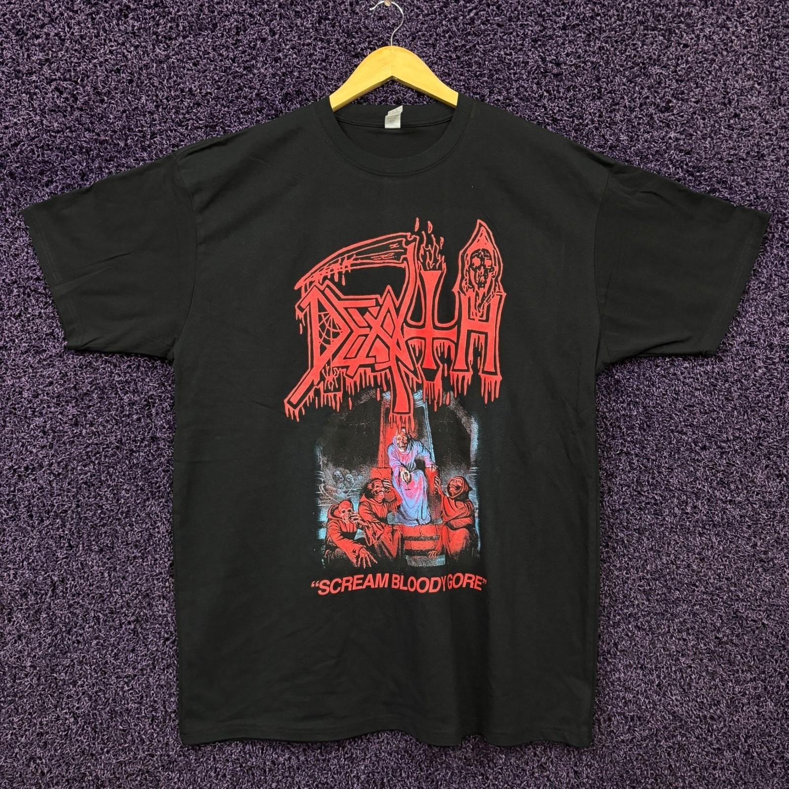 Death Scream Bloody Gore Album Death Metal Band T-Shirt XL M