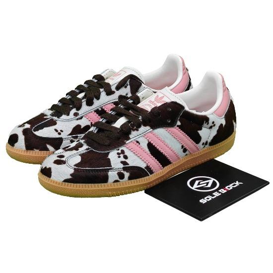 Adidas Originals Samba OG Vzor kravského potisku Růžová KK2239 Unisex