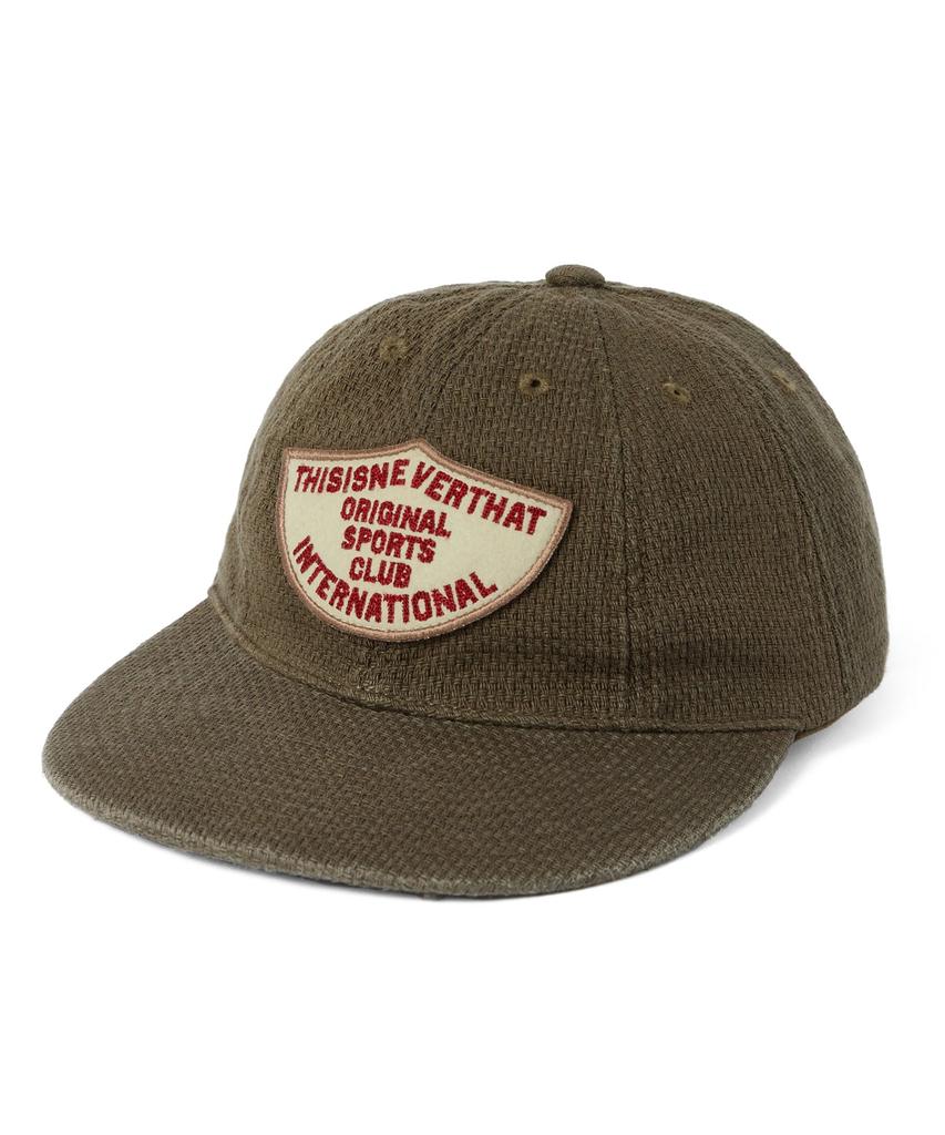 THISISNEVERTHAT Washed Dobby Patch Cap Olive