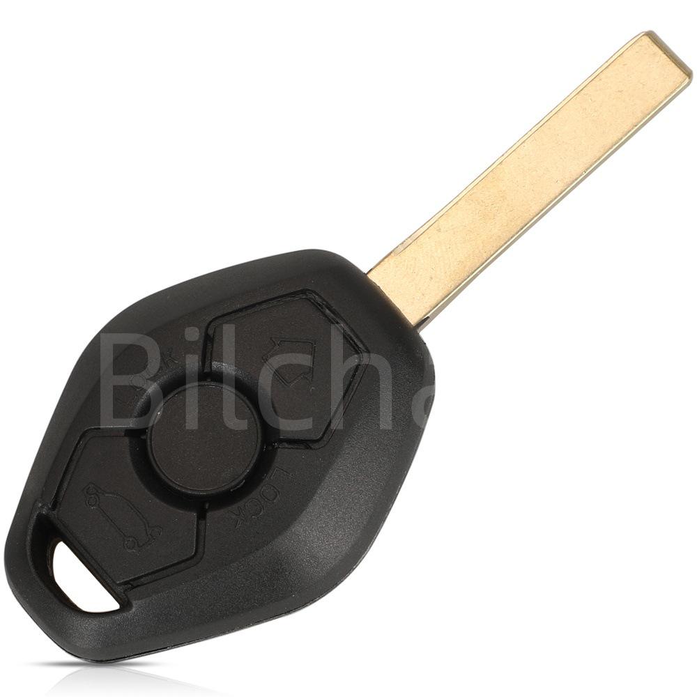 Compatible with BMW CAS2 Straight-Blade Key Remote Control (315/315LP/433) with ID46-7953 Chip
