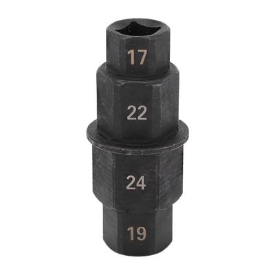 Motorrad Vorder- Hinterrad Achse Sechskant Spindel Treiber Steckschlüssel Werkzeug 17192224mm Chrom-Vanadium-Stahl