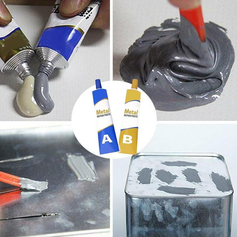 Fast Dry Adhesives Fast Dry Adhesives Fast Dry Adhesives Fast Dry Adhesives Welding Glue Permanent Metal Repair Paste Set U0R3