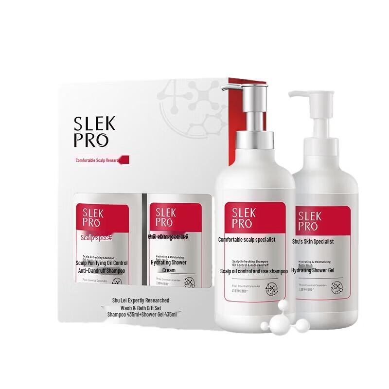 Slek Scalp Care Shampoo & Body Wash Gift Set