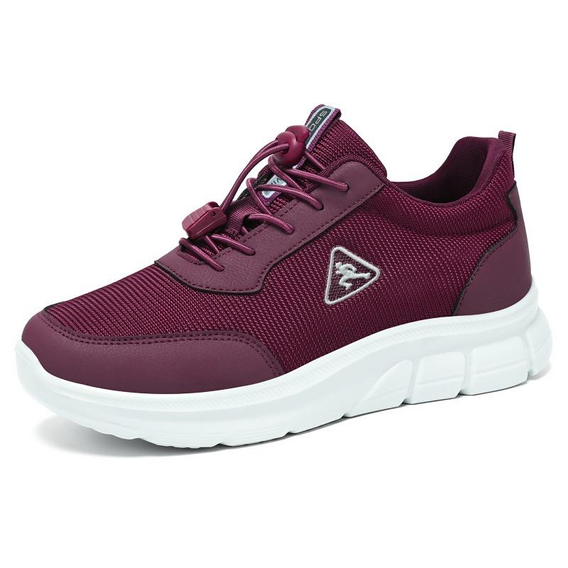 Walking Shoes, Single Shoes, Shoes for The Elderly, Elastic Band Women's Shoes, Soft-soled Casual Shoes