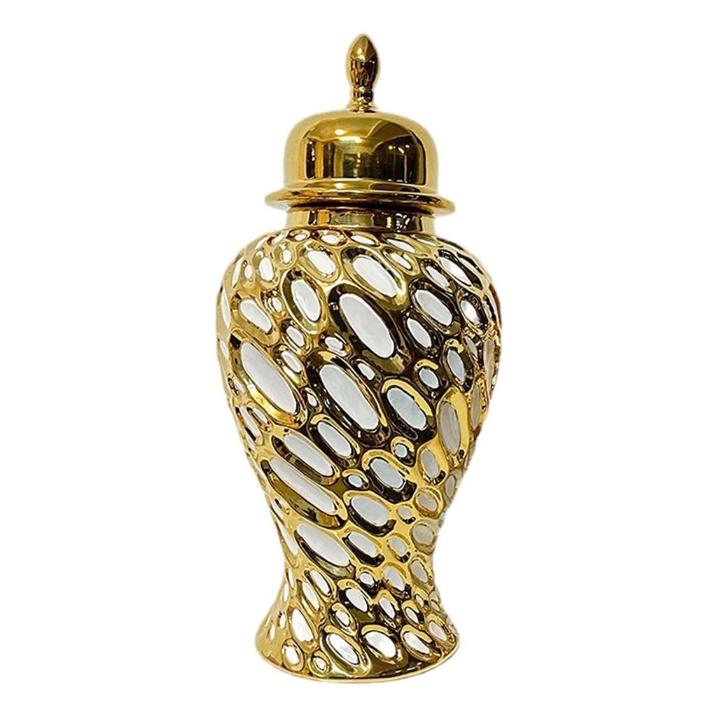 Elegant Porcelain Storage Jar - Chinese Inspired Decor for Home and Events